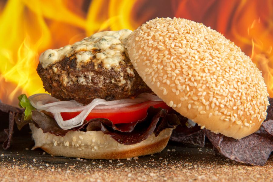 Swiss Burger Deluxe Platter