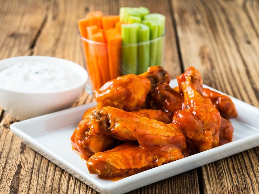 Wings with Fries