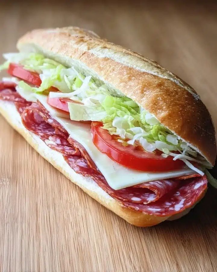 Beef Salami Sandwich