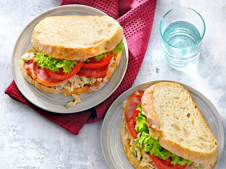 Tuna Salad Triple Decker