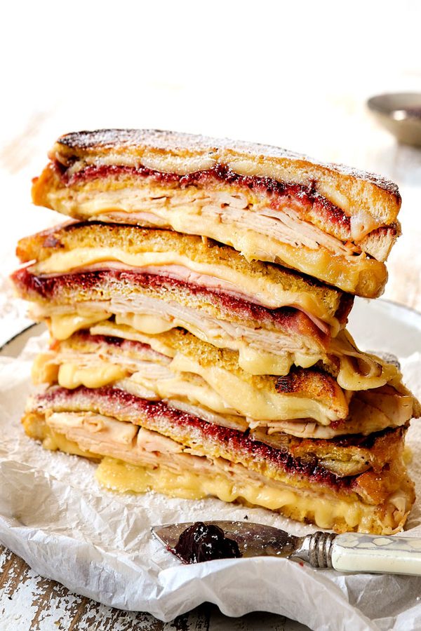 Toasted Monte Cristo Panini