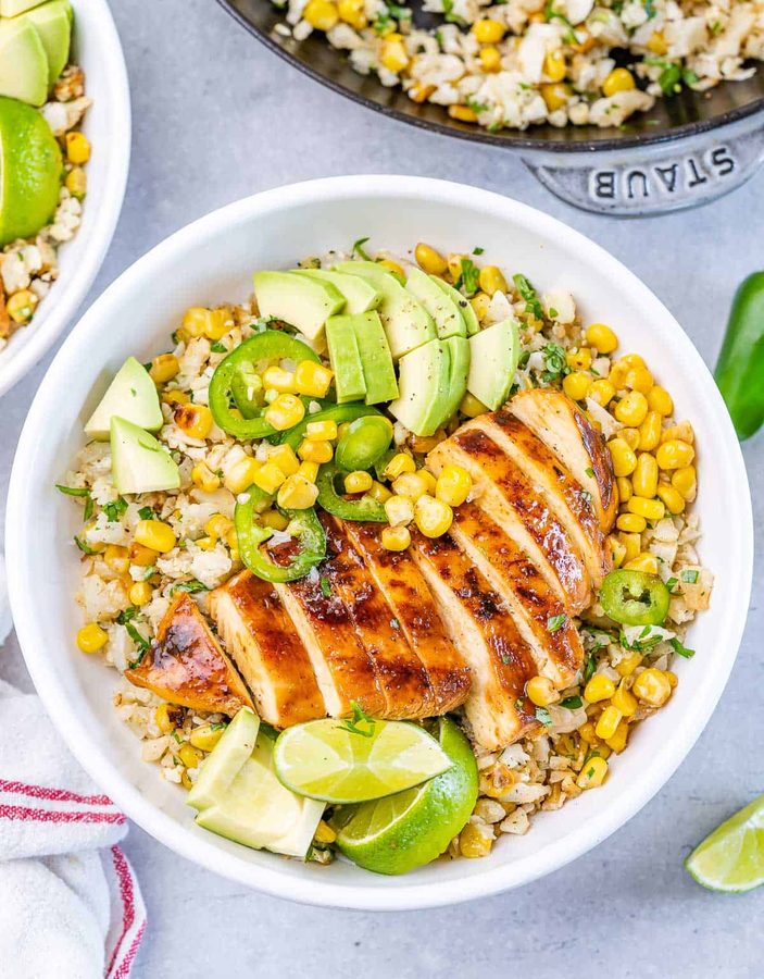 Chipotle Chicken or Buffalo Chicken Over Rice