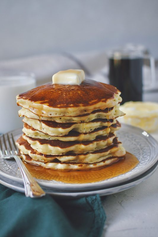 Pancakes with Butter & Syrup