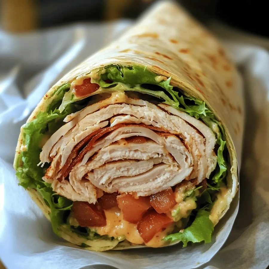 Smoked Turkey Wrap