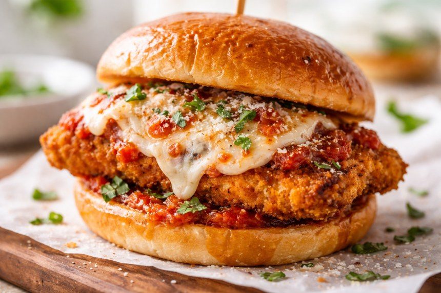 Chicken Cutlet Parm Hero