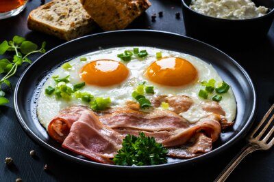 Two Eggs and Bacon or Sausage or Ham photo