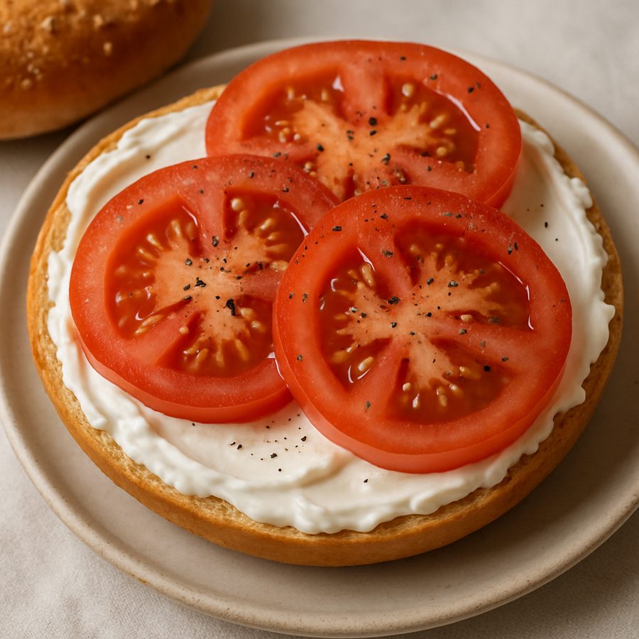 Cream Cheese and Tomato photo