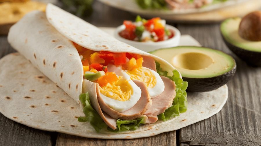Mardi Gras Omelet Wrap photo